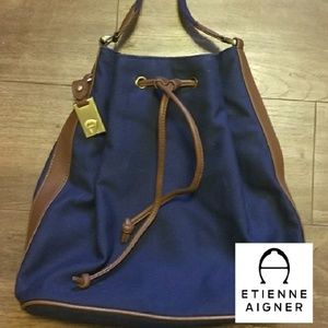 New! Etienne Aigner Bucket Purse